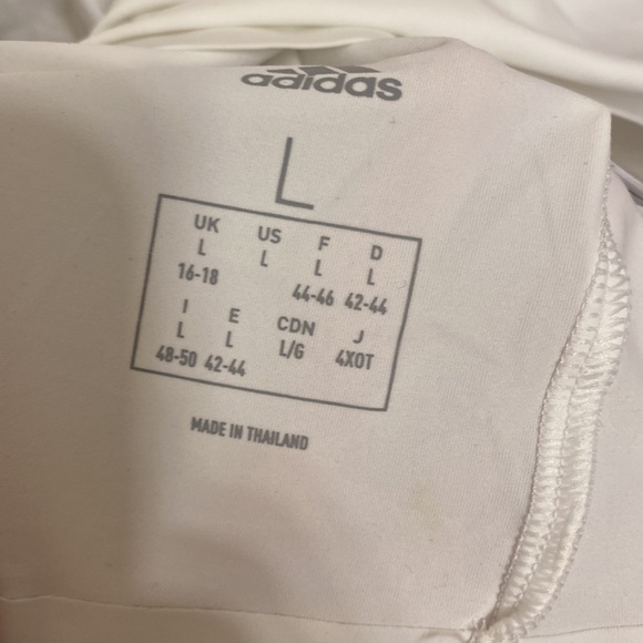 NWT Adidas X Peloton Cropped top Shirt size large white

B - Picture 5 of 6